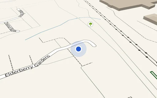 Location map: Elderberry Gardens (Block B)