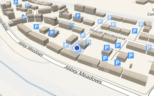Location map: Allocated Space on Pescall Boulevard