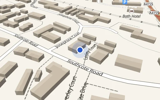 Location map: Lesley Road