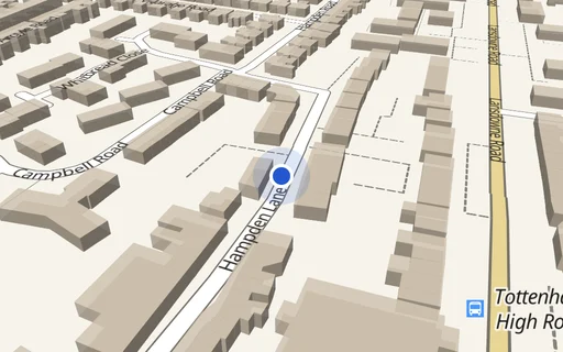 Location map: R/O 62 – 74 Hampden Lane