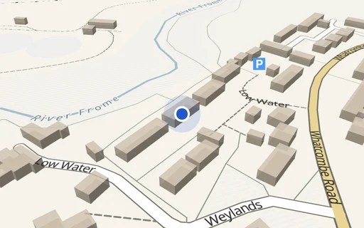 Location map: Weylands