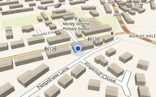 Location map: Parking on Asquith Avenue, LS27