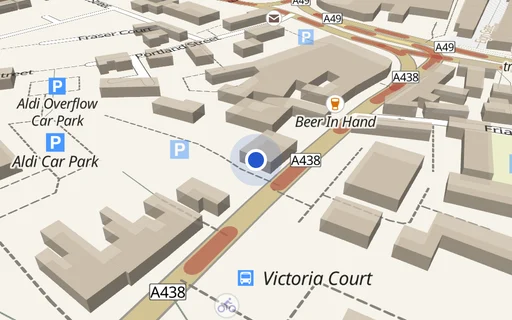 Location map: Parking to let