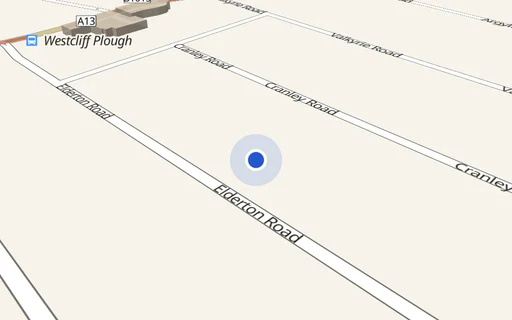 Location map: Elderton Road