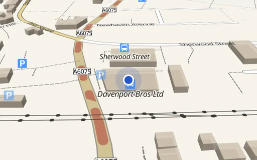 Location map: Driveway on Debdale Lane