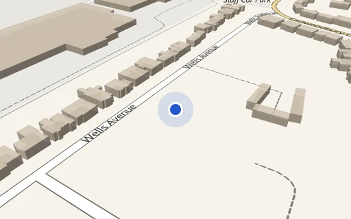 Location map: R/O 24-26 Wells Avenue