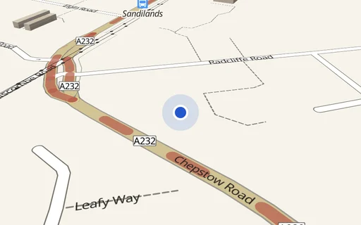 Location map: Bishops Court, Radcliffe Road, Croydon, London