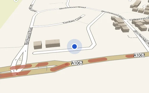 Location map: Parking on Beech Close, NR6