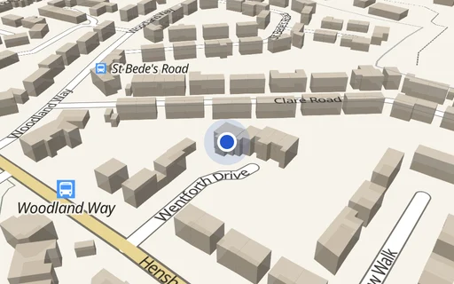 Location map: Wentforth Drive (access adj House 2) Kingswood, Bristol