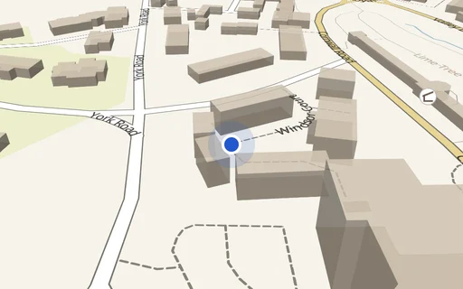 Location map: Car Park on Clarence Drive