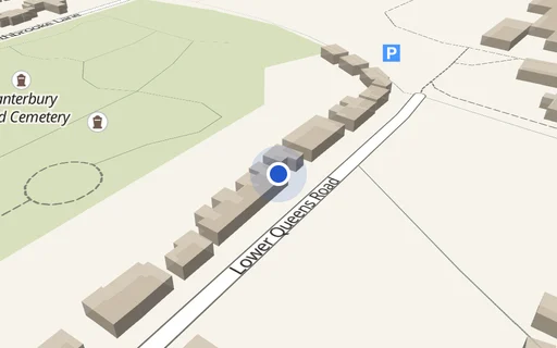 Location map: Queens Court