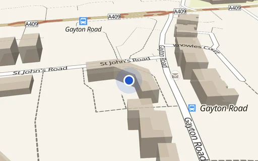Location map: Wilton Place