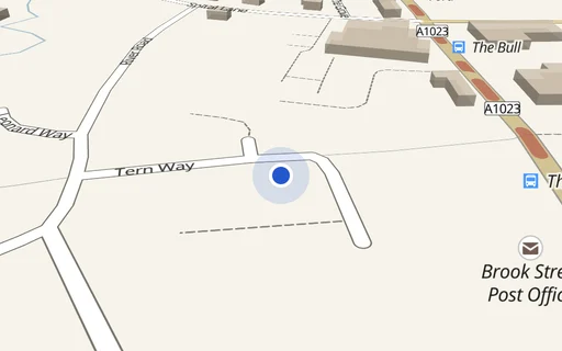 Location map: Off Tern Way