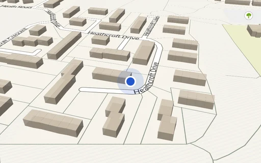 Location map: Parking on Heathcroft Drive, LS11
