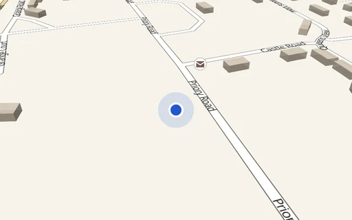 Location map: Priory Road (Adj 13) Netley Abbey, Southampton