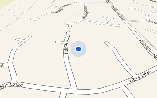 Location map: Parking on Holebay Close, PL9