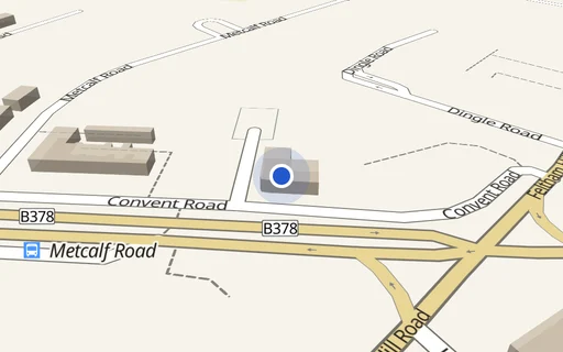 Location map: Convent Road (Adj 107 Feltham Hill Road) Ashford