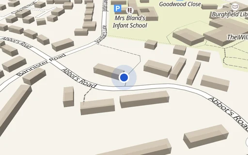 Location map: 8 Abbots Road