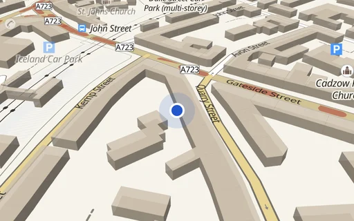 Location map: Allocated Space on Quarry street