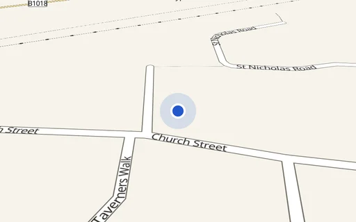 Location map: St Nicholas Close