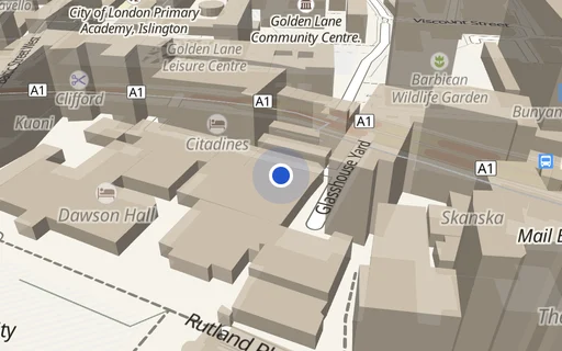 Location map: Allocated Space on Cathedral Lodge