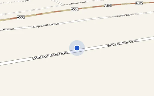 Location map: Driveway on Walcot Avenue