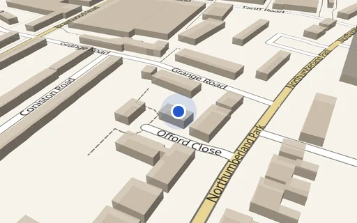Location map: R/O Offord Close