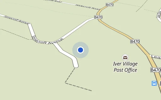 Location map: Stonecroft Avenue, Iver, Buckinghamshire