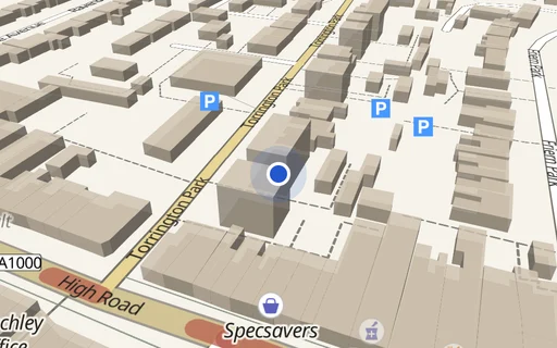 Location map: Michelle Court (Torrington Park) Barnet, London