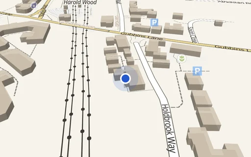 Location map: Holdbrook Way