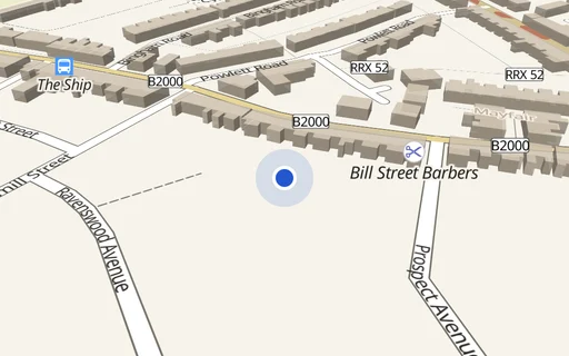 Location map: Adj. 47 Ravenswood Avenue