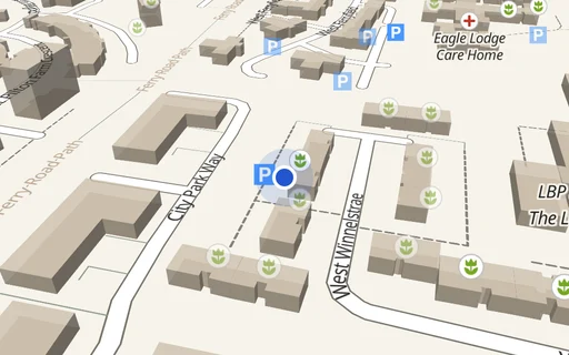 Location map: Allocated Space on West Winnelstrae