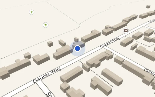 Location map: Gaunts Way Site 3, Letchworth, Herts