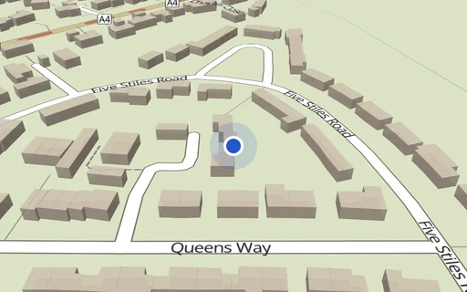 Location map: Elizabeth Close Off Queens Way (Site 2) adj 10, Marlborough