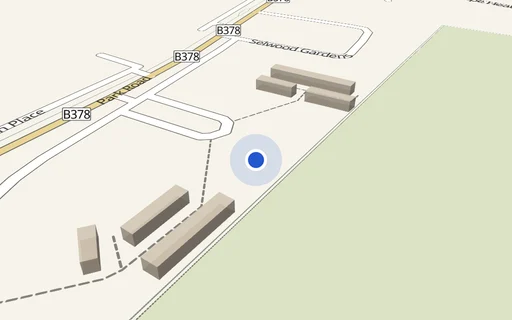 Location map: Selwood Close (access adj House 3-5) Stanwell Staines