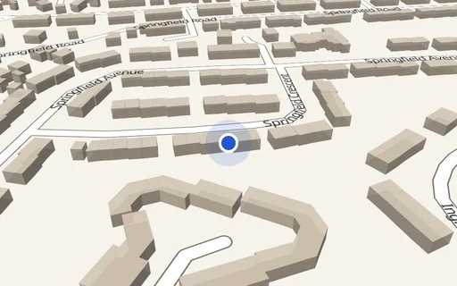Location map: Parking on Springfield Crescent, LS27