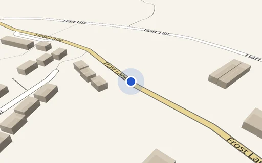 Location map: Parking on SO, Frost Lane