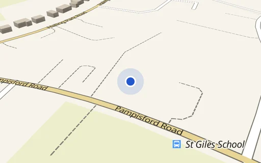 Location map: Oakfield Court Off Pampisford Road, South Croydon
