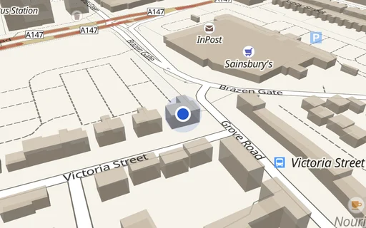 Location map: Driveway on Victoria Street
