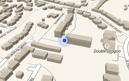 Location map: St Helens Court