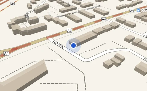 Location map: Malvern Court