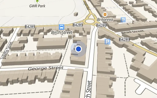 Location map: Birch Street (access adj 88) Swindon