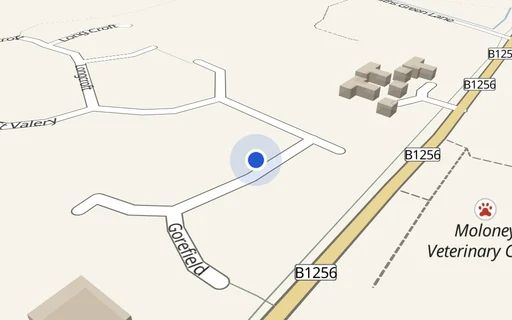 Location map: Driveway on Gorefeld