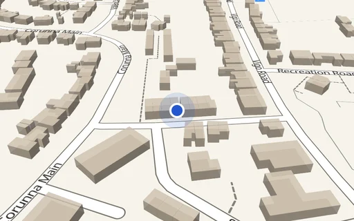 Location map: St Johns Road (access Adj House 16) Andover