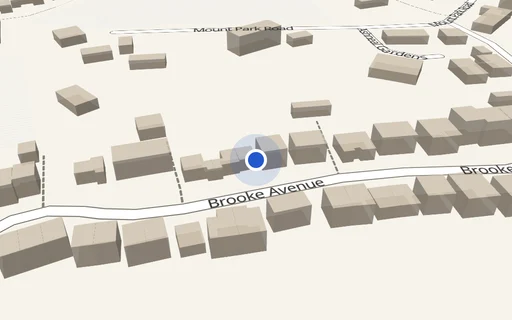 Location map: Brooke Avenue (access adj 39), South Harrow, Middlesex