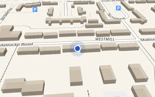 Location map: Mattocke Road, Hitchin, Herts