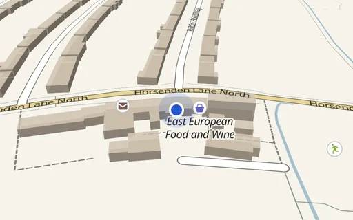 Location map: R/O Shops at Junc. Horsenden Lane North
