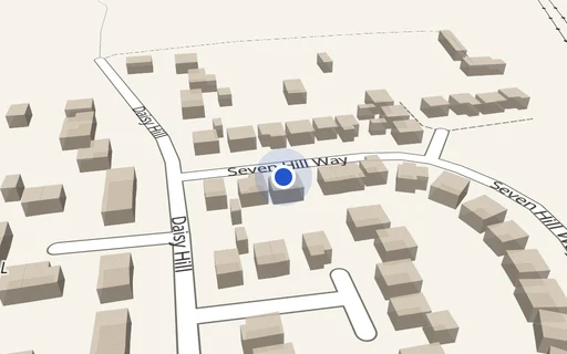 Location map: Parking on Seven Hill Way, LS27