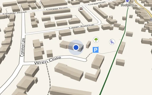 Location map: Wren Close (adj 22), Kimpton, Hitchin