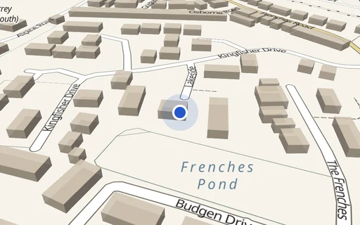 Location map: Garage on Lakeside
